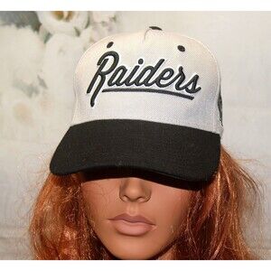 New Era NFL Las Vegas/Oakland Raiders Cap Youth Black Team Apparel Hat Snap-Back